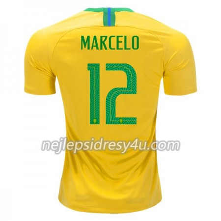 Fotbalový Dres Brazílie Marcelo 12 Domácí MS 2018